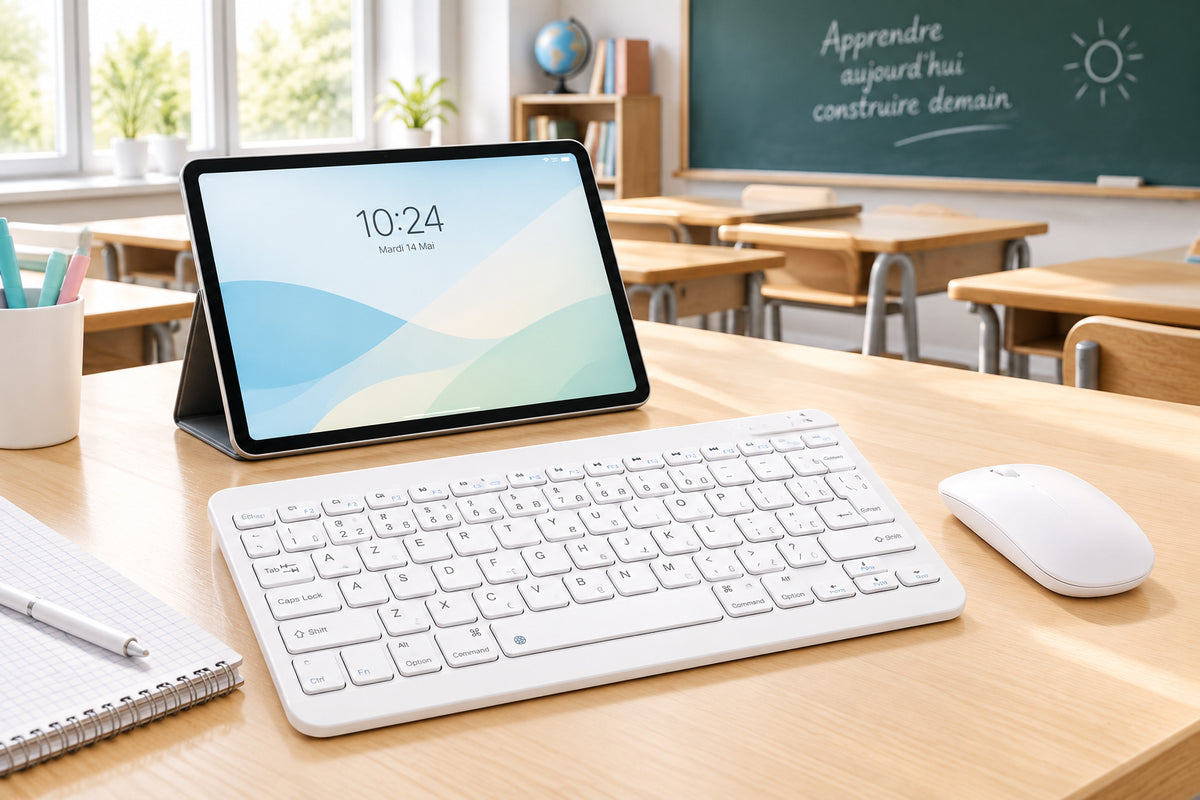 Clavier Bluetooth sans fil compact – Fin, pratique & rechargeable
